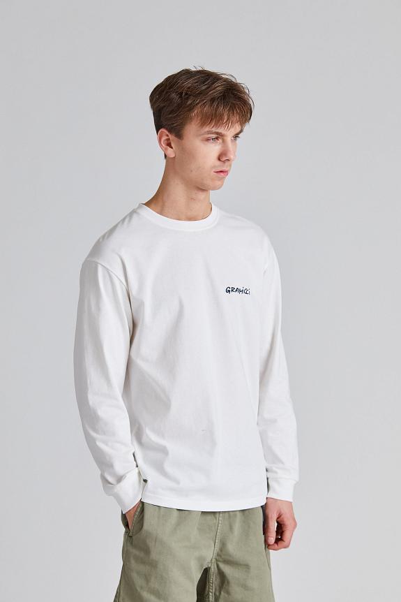 Gramicci Geared Up L/S Tee White-2